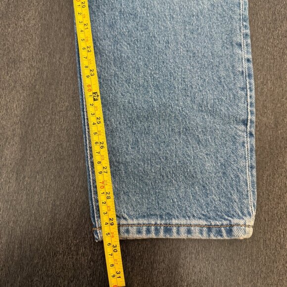 Boyish The Billy Stretch Blue Straight Women's Jeans Button Fly Denim, Size 32 - Picture 12 of 13